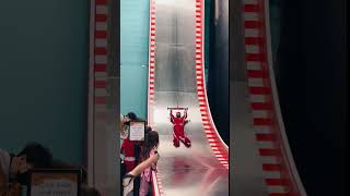 🤯💪 5yr old gymnast HOLDS ON to WARPED WALL / 20M FB #short #gymnast #climbing #youtubeshorts