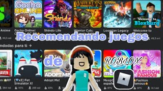 Recomendando juegos de ROBLOX para quitar el aburrimiento