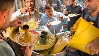 Pakistani Street Food Dal Chawal Rs50 Only. Crazy Rush For Daal Chawal Cheapest Street Food DAL RICE