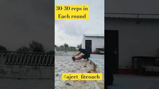 30reps each Exercise 💪🏋✌️ #ajeet_fitcoach #fitness #workoutvideo #trending #shorts #ytshorts