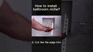 How to tile a shower niche? (6 Steps)