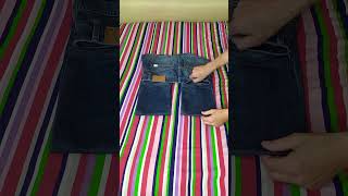 HOW TO FOLD JEANS COMPACTLY?