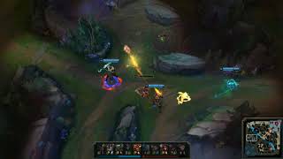 Katarina 1v4 outplay