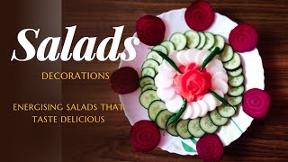 Salad decoration 🥗 | salad recipe | #salad #healthy #food #easy #how