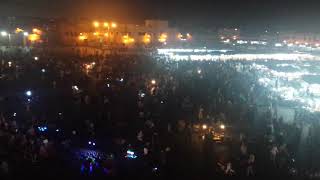 Jemaa el-Fnaa at night Marrakesh Morocco