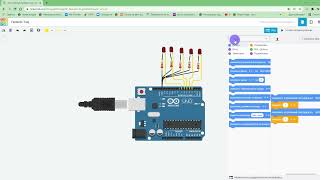 Tinkercad Урок №31- Cлучайное включение светодиодов на плате Arduino#Tinkercad