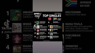 TOP 10 SINGLES LES PLUS STREAMÉ SUR  APPLE MUSIC EN AFRIQUE DU SUD 🎶🌍🇿🇦