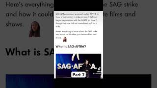 Everything to know about the SAG strike pt2 #ytshorts #sag #sagaftra #sagstrike #whattoknow #shorts