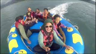 Vlog # Antara berani dan takut bermain di tengah laut