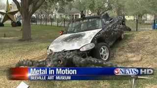 Scrapdaddy's Metal in Motion Exhibit at Beeville Art Museum