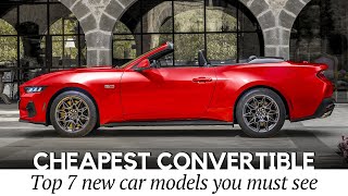 Cheap Convertibles Are Still a Thing? Best Models to Buy in 2024