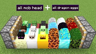 all mobs head + all dragon eggs = ??? #866