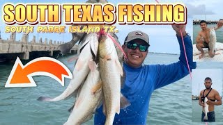 FISHING the famous South Padre Island bridge