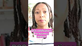 BCS Certifications for business analysts