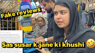 Saba restuarant khushaamadeed fake review 🤔 || sas susar k sath nainsafi 😱#saba_ibrahim