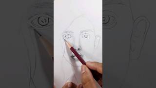 How to draw girl eyes easy step-by-step #drawing #art #shorts