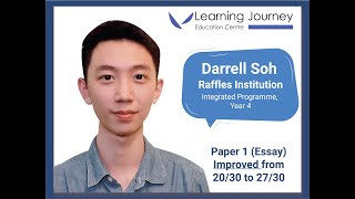 20/30 to 27/30, Darrell, IP4 Raffles Institution Secondary IP English Online Tuition Singapore