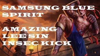 SSB Spirit Amazing Lee Sin Insec Kick - LoL S4 Worlds 2014 -  SSB vs OMG