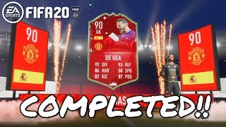 FIFA 20 : FUTMAS David De Gea SBC Completed!!