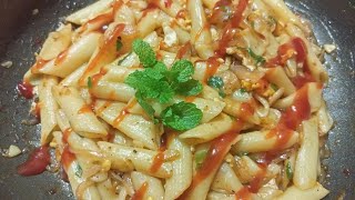 ঘরোয়া উপকরণে খুব মজাদার পাস্তা রান্নার রেসিপি || Pasta Recipe || Very Simple And Easy Pasta Recipe