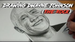 #timelapse #drawing  CREATIVE DRAWING IDEAS | DWAYNE JOHNSON PENCIL STUDY 101