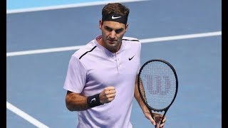 Amazing Point From Federer Swats A Lob Away Nitto ATP Finals 2017