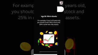 Try the 100 Minus Age Rule to find the perfect balance between growth & safety!📈💼 #financialfreedom