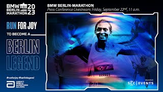 Livestream BMW BERLIN-MARATHON Press Conference Friday, September 22nd, 11 a.m.