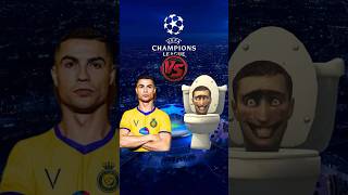 Ronaldo vs Skibidi toilet-who is better#shorts #football