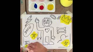 Jean-Michel Basquiat Art Activity for Kids