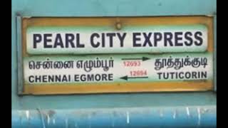 Pearl City SF Exp announcement at Tindivanam | Tuticorin-Chennai Egmore Pearl City SF fast Express