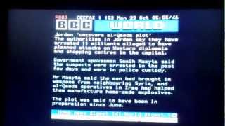 Final ever Pages From Ceefax shown on BBC2 - Last 10 minutes 38 seconds 22/10/2012