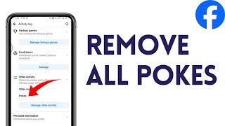 How To Remove All Pokes In Facebook