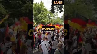 German fans chanting “Super Deutschland” and filling Stuttgart🇩🇪🤩 #shorts#football#shortsvideo