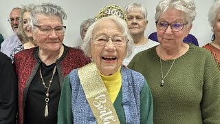 WATCH: Longtime East Texas hospital volunteer celebrates 100th birthday