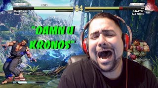 DAMN U KRONOS!! (SFV Arcade Edition - Ranked Match Gameplay)