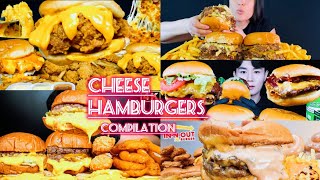 Cheese Hamburgers Compilation |Eating Sounds | #viral #trending #eatingsounds #challenge