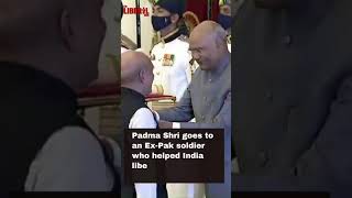 Lt Col Qazi Sajjad Ali Zahir, a former Pakistani soldier received Padma Shri