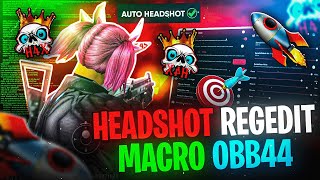 ✅️OB45 🇧🇷 MACRO white ff Apply For Android 📲 Free Fire SCARLET ANDROID REGEDIT ONLY RED 99% Headshot