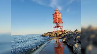 Big Red Lighthouse Tour - A Quick Peek Inside