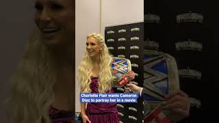 The queen Charlotte Flair has the perfect actress to play her in a movie 👸 #wwe