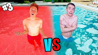 ГОРЯЧИЙ vs ХОЛОДНЫЙ БАССЕЙН ЧЕЛЛЕНДЖ **3 часть**