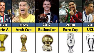 Lists Of Cristiano Ronaldo Career All Trophies And Awards