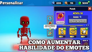 COMO SUBIR O NÍVEL DOS EMOTES? CONSIGA OS NOVOS EMOTES DO SOCO, RASTEIRA, BOLA, KARATÊ, ESPÁTULA!