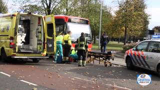 Aanrijding fiets versus bus in Uden