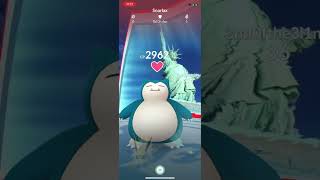 Play Pokémon Go at The Statue of Liberty, then... 😍#shorts