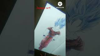 drawing goku ssb kaio ken times 20