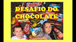 DESAFIO DO CHOCOLATE: crianças tentam descobrir o sabor