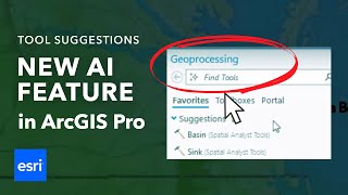 AI Tool Suggestions for Geoprocessing Tools in ArcGIS Pro