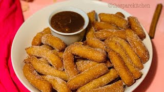 Churros #churros #chocolatedip #thesparekitchen